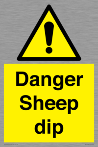 Danger Sheep dip